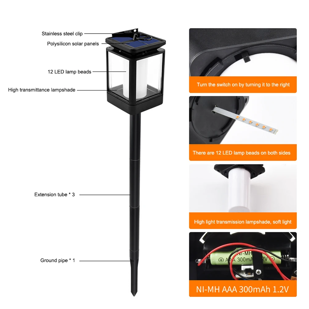 Creative LED Solar Light Lawn Stakes Lamps Yard Art Waterproof Outdoor Garden Courtyard Decoration Solar Powered Lighting
Creative LED Solar Light Lawn Stakes Lamps Yard Art Waterproof Outdoor Garden Courtyard Decoration Solar Powered Lighting