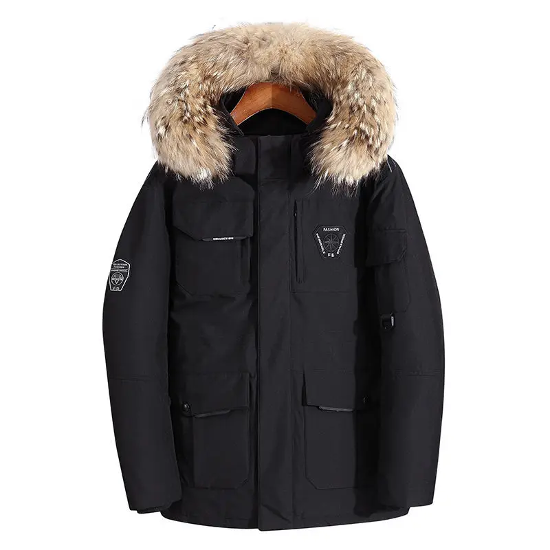 Men's down cotton-padded jacket men's goose long fashion handsome tooling winter coat couple clothing
Men's down cotton-padded jacket men's goose long fashion handsome tooling winter coat couple clothing