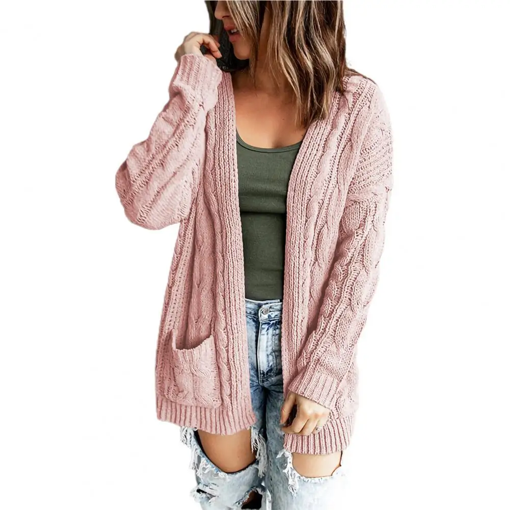Fashion Cardigan Coat Women Pockets Outwear Top Women Cardigan Sweater Simple Pure Color Loose Casual Sweater Coat Knitwear
Fashion Cardigan Coat Women Pockets Outwear Top Women Cardigan Sweater Simple Pure Color Loose Casual Sweater Coat Knitwear