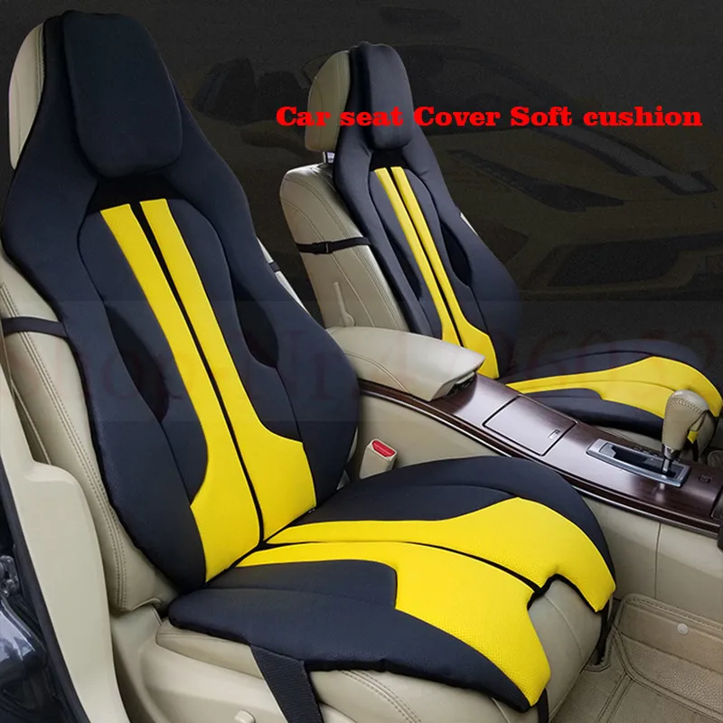 Чехол для сидения автомобиля мягкая подушка красного и синего цвета феррари Mercedes