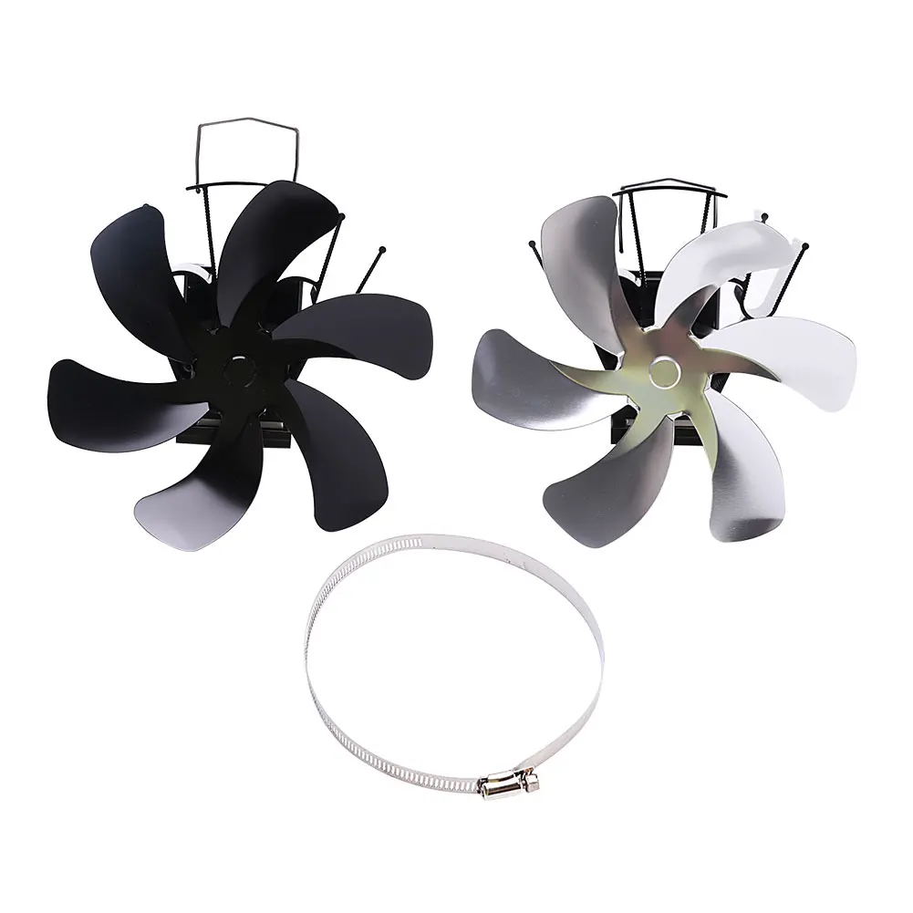 6 Blades Efficient Stove Quiet Indoor Aluminum Alloy Practical Wood Burner No Electricity Fireplace Fan Heat Powered Powerless
6 Blades Efficient Stove Quiet Indoor Aluminum Alloy Practical Wood Burner No Electricity Fireplace Fan Heat Powered Powerless
