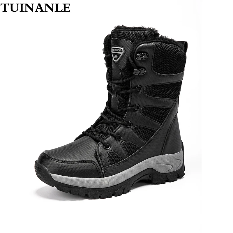 TUINANLE Women Snow Boots Winter Warm Plush Mid-Calf Non-slip Ladies Booties Black Big Size 42 Platform Boots Women Botas Mujer
TUINANLE Women Snow Boots Winter Warm Plush Mid-Calf Non-slip Ladies Booties Black Big Size 42 Platform Boots Women Botas Mujer