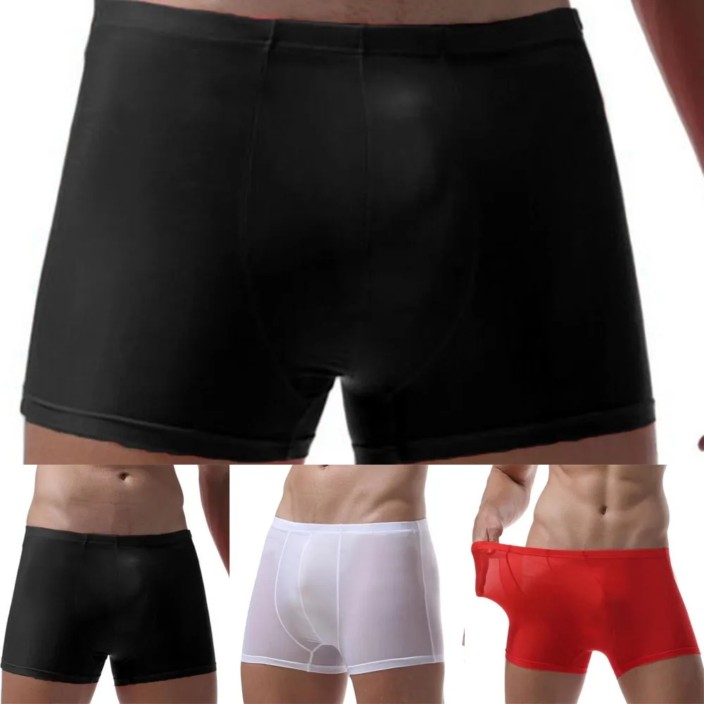 Men Ice Silk Underwear Boxer Briefs Shorts Panties Soft Underpants Trunks Low Waist Breathable Solid Color
Men Ice Silk Underwear Boxer Briefs Shorts Panties Soft Underpants Trunks Low Waist Breathable Solid Color