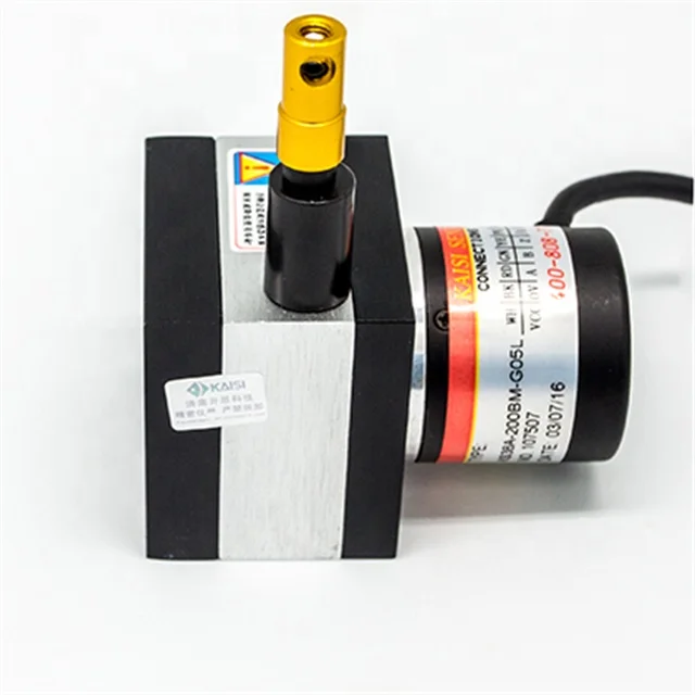 KAISI Draw Wire Encoder KS20-1000-01-C2 Output Signal PNP Linear Encoder Sensor 
KAISI Draw Wire Encoder KS20-1000-01-C2 Output Signal PNP Linear Encoder Sensor