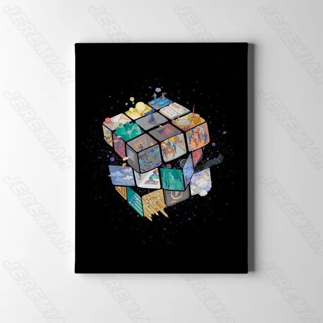 Fun Rubik's Cube Landscape Poster Nordic Style Canvas Canvas Print Painting Modern Living Room Bedroom Wall Sticker
Fun Rubik's Cube Landscape Poster Nordic Style Canvas Canvas Print Painting Modern Living Room Bedroom Wall Sticker