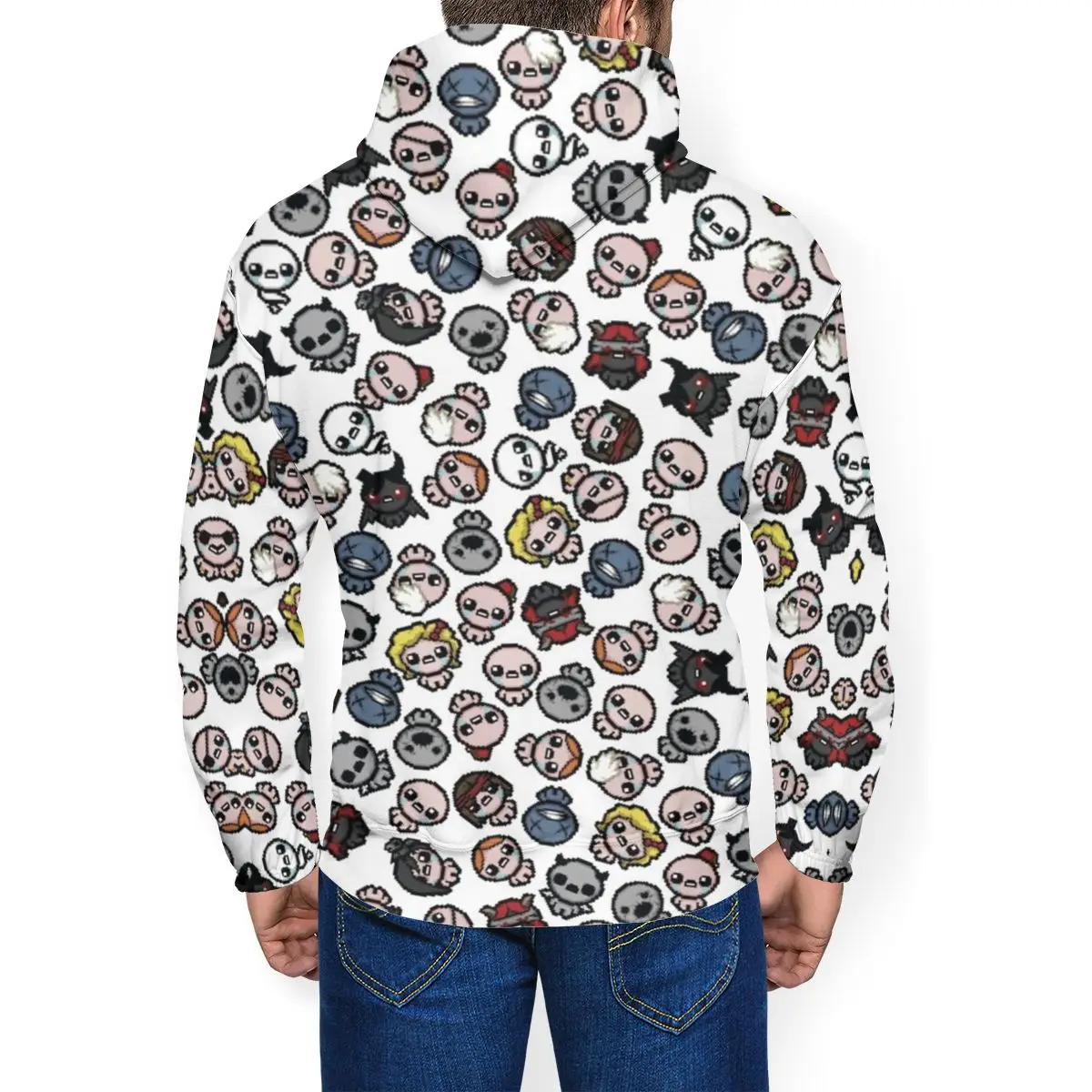 The Binding Of Isaac Hoodie Hoodies Outdoor Autumn Pullover Polyester Men |
