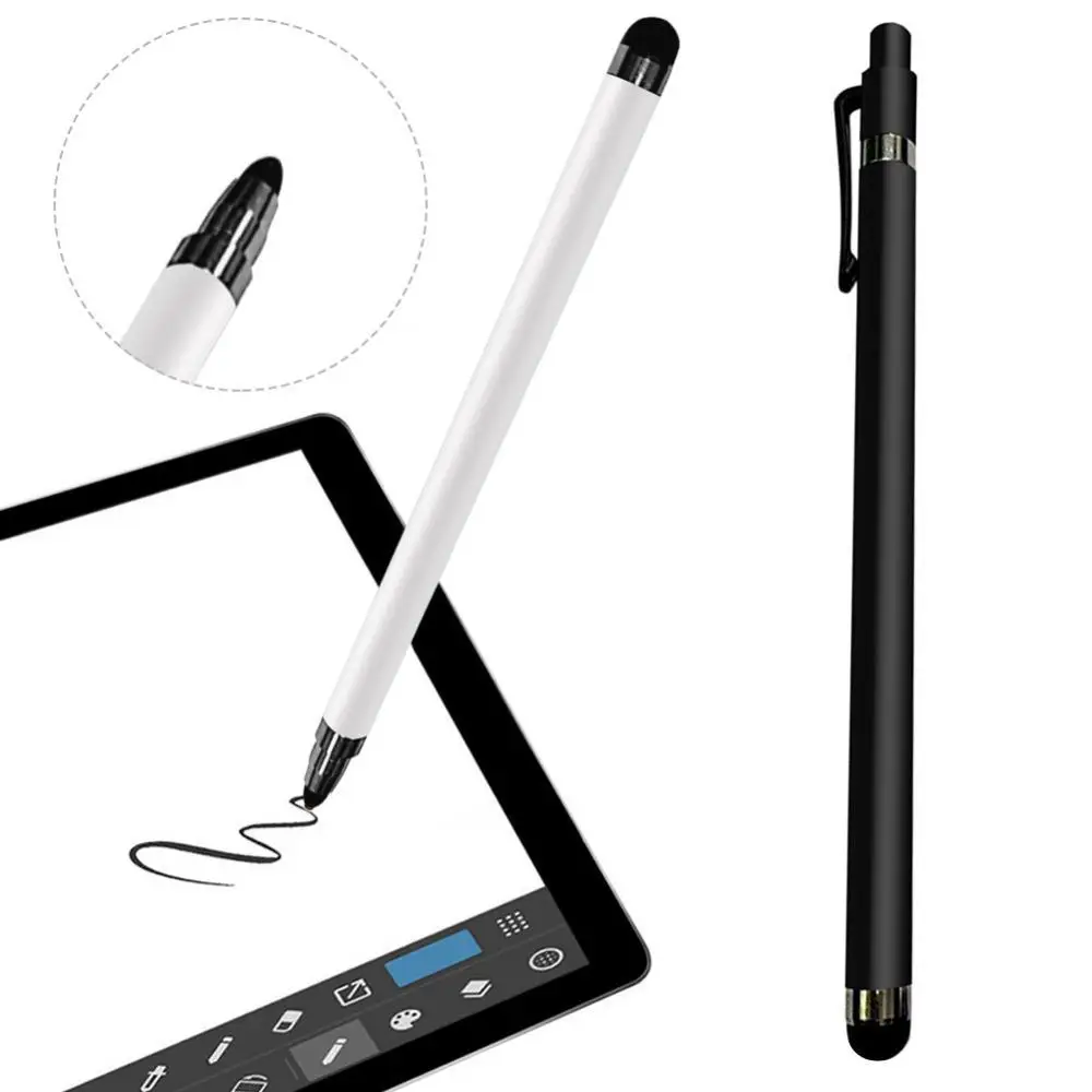Potable Tablet Pen Double Tips Sensitive Fiber Tip Touch Screen Stylus Pen iPad Phone Tablet Accessories
Potable Tablet Pen Double Tips Sensitive Fiber Tip Touch Screen Stylus Pen iPad Phone Tablet Accessories