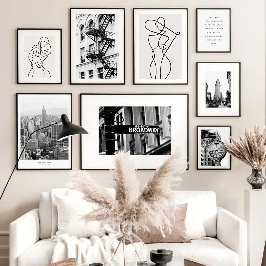 New York City Time Clock Line Body Wall Art Canvas Painting Black White Nordic Posters And Prints Wall Pictures For Living Room
New York City Time Clock Line Body Wall Art Canvas Painting Black White Nordic Posters And Prints Wall Pictures For Living Room