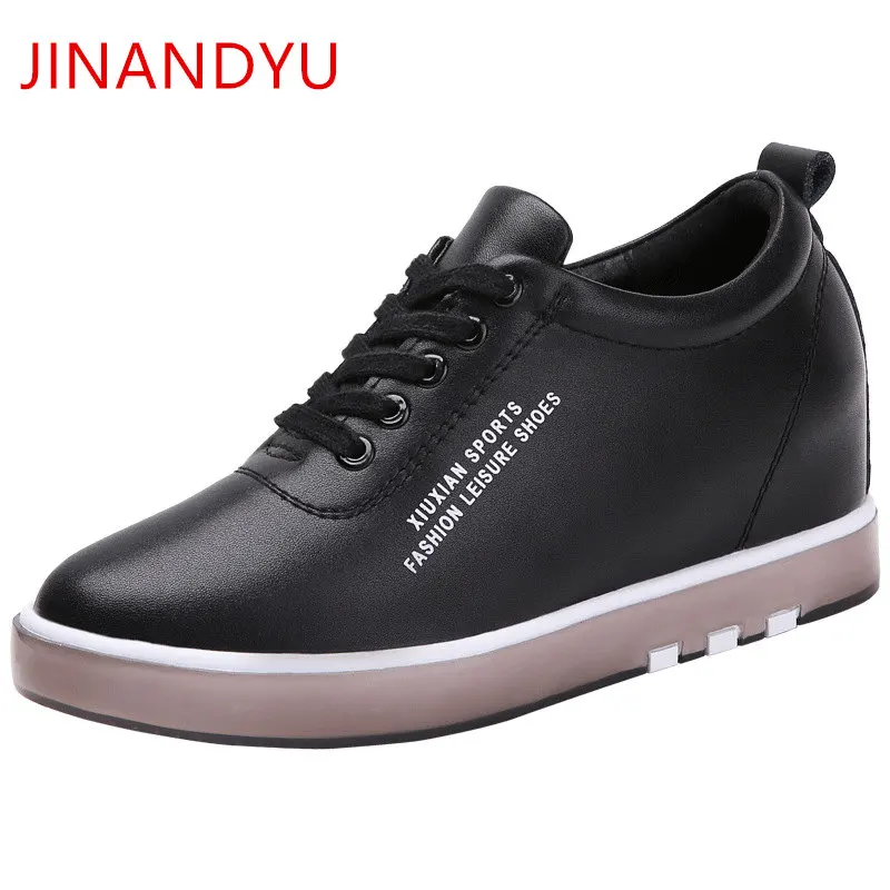 Genuine Leather Black and White Sneakers Platform Women Shoes Wedges Casual Walking Shoes Women Fashion Sneakers New Lace Up
Genuine Leather Black and White Sneakers Platform Women Shoes Wedges Casual Walking Shoes Women Fashion Sneakers New Lace Up