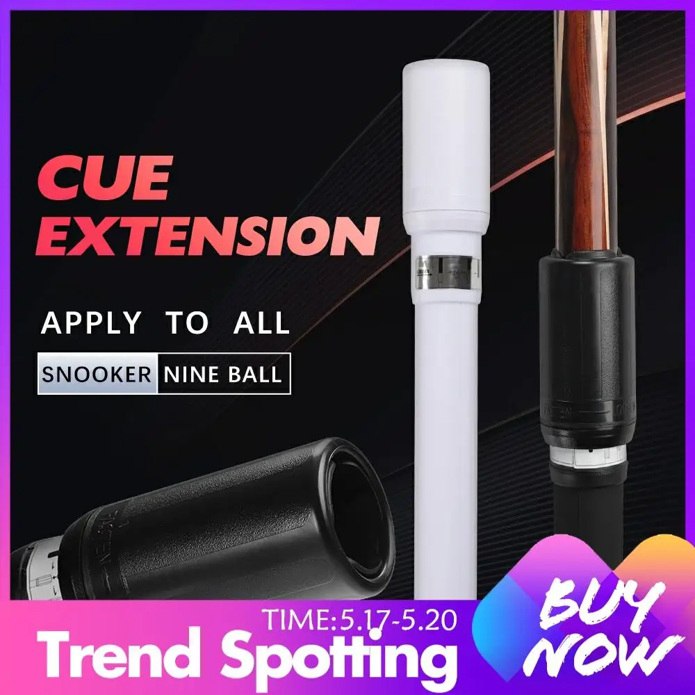 Snooker Cue Extension Pool Cue Extension 30cm Length PVC Material Easy Convenient Extended Extension Billiard Accessories Stick
Snooker Cue Extension Pool Cue Extension 30cm Length PVC Material Easy Convenient Extended Extension Billiard Accessories Stick