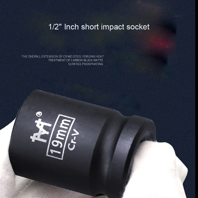 1/2" CR-V Standard Short Impact Socket Metric Deep Wall Air Adopter Pneumatic Socket for Wrench Socket Head Car Auto Repair Tool 
1/2" CR-V Standard Short Impact Socket Metric Deep Wall Air Adopter Pneumatic Socket for Wrench Socket Head Car Auto Repair Tool