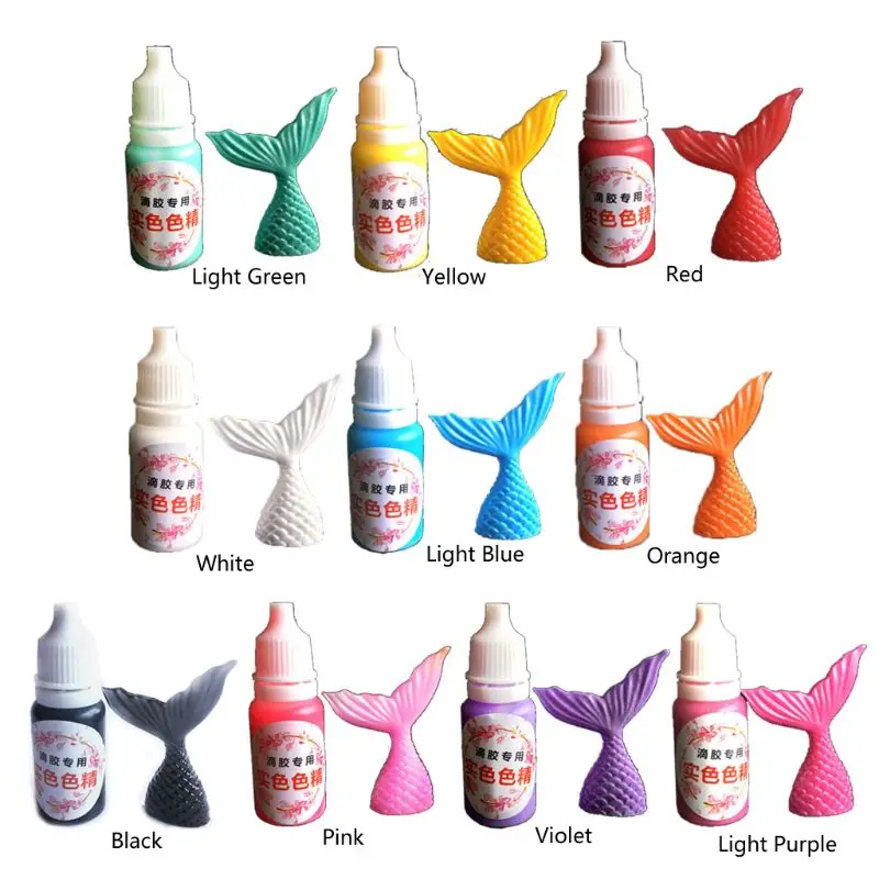 10 Colors UV Resin Solid Pigment Kit poxy Resin Liquid Colorant Dye Jewelry DIY
10 Colors UV Resin Solid Pigment Kit poxy Resin Liquid Colorant Dye Jewelry DIY