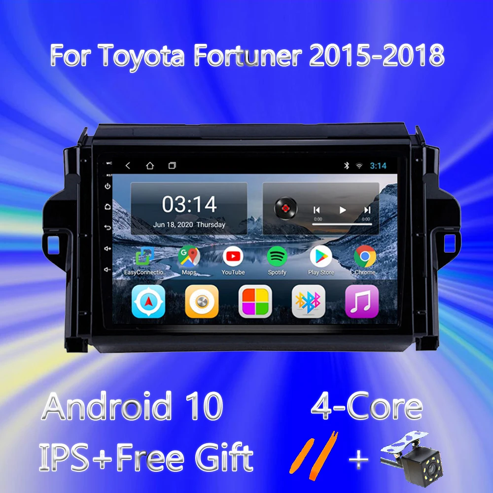 For Toyota Fortuner 2015 2016 2017 2018 Car Radio Multimedia Video Player Navigation Stereo GPS Android 10 No 2din 2 din DVD BT
For Toyota Fortuner 2015 2016 2017 2018 Car Radio Multimedia Video Player Navigation Stereo GPS Android 10 No 2din 2 din DVD BT