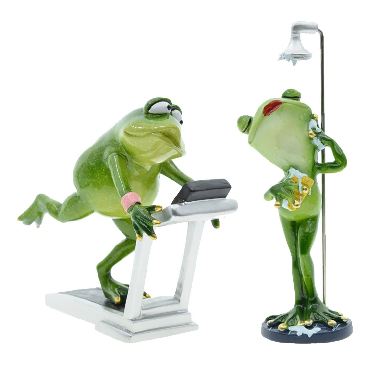 Resin Craft Sport Frog Statue Creative Animal Figurines Living Room Desktop Decoration Garden Balcony Ornaments Desk Accessories
Resin Craft Sport Frog Statue Creative Animal Figurines Living Room Desktop Decoration Garden Balcony Ornaments Desk Accessories