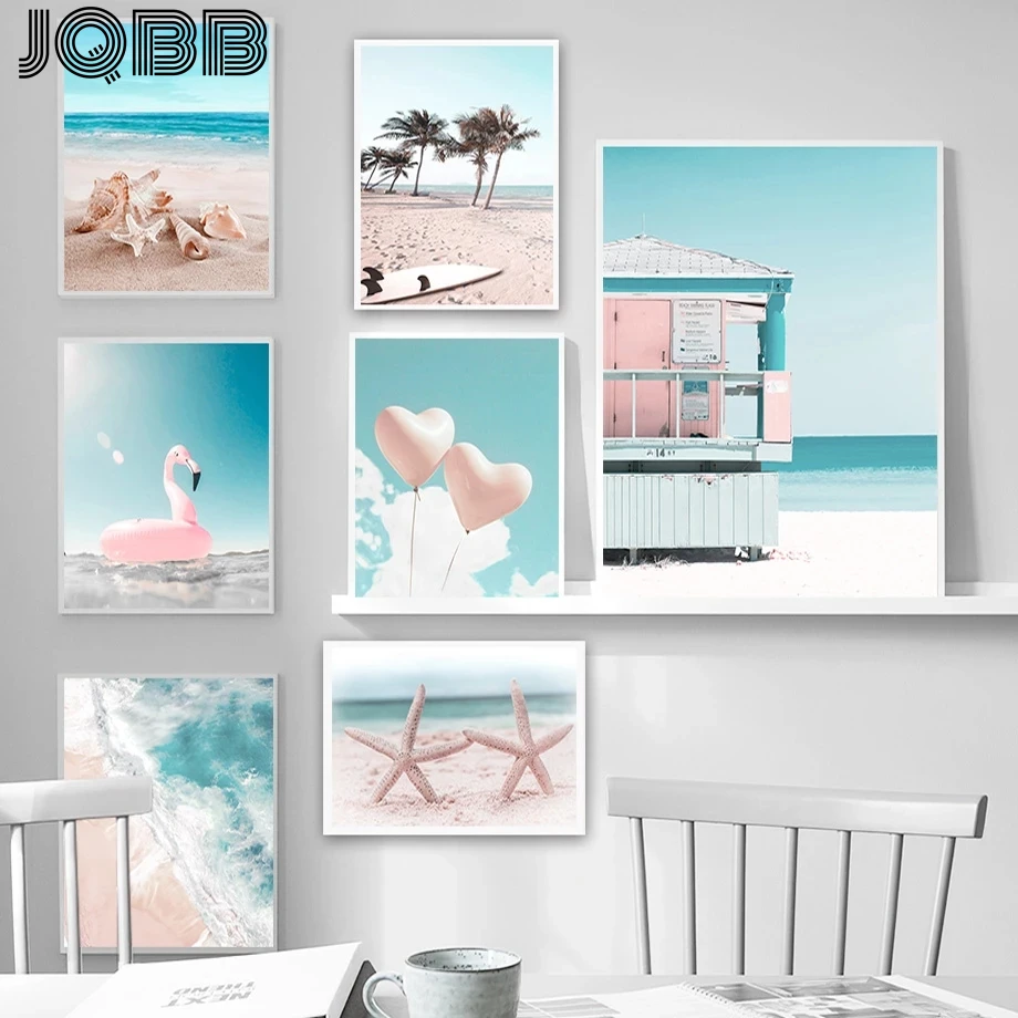 Tropical Sea Beach Starfish Surfboard Flamingo Wall Art Canvas Painting Nordic Posters And Prints Wall Pictures For Living Room
Tropical Sea Beach Starfish Surfboard Flamingo Wall Art Canvas Painting Nordic Posters And Prints Wall Pictures For Living Room