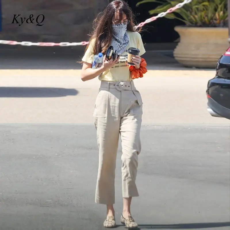 2021 Women Summer Brand Slim Tapered Pants High Waist Fashion Versatile Casual Thin Trousers Nine Point Pants Pipe Pants
2021 Women Summer Brand Slim Tapered Pants High Waist Fashion Versatile Casual Thin Trousers Nine Point Pants Pipe Pants