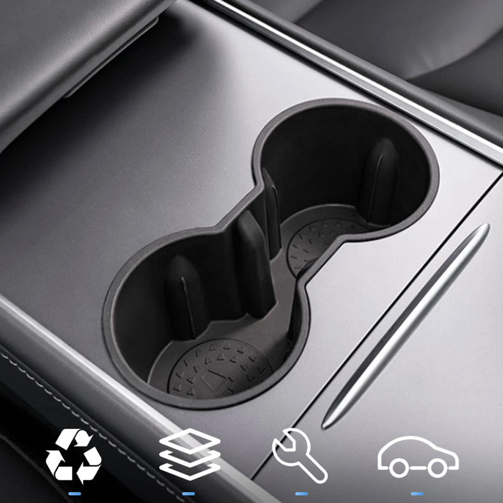 Car Cup Holder Auto Seat Gap Water Drink Cup TPE Car Interior Center Console Cup Holder Insert For Tesla Model 3 Model Y Cozy
Car Cup Holder Auto Seat Gap Water Drink Cup TPE Car Interior Center Console Cup Holder Insert For Tesla Model 3 Model Y Cozy