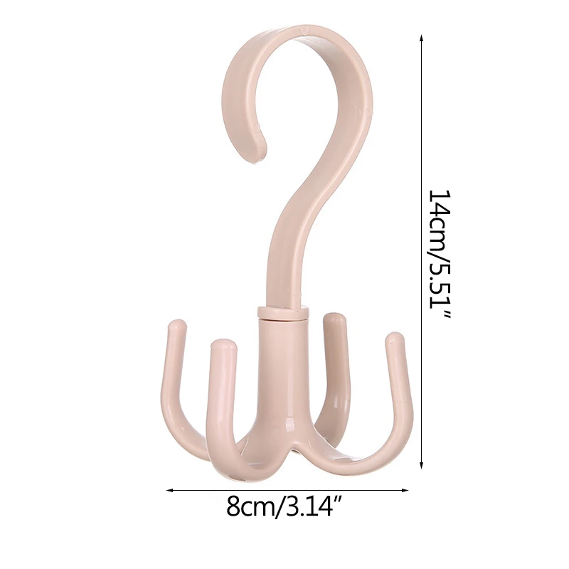 Creative Nordic Wind Four-Jaw Hook 360 Degree Rotatable Wardrobe Multi-Function Hanging Bag Tie Drying Rack
Creative Nordic Wind Four-Jaw Hook 360 Degree Rotatable Wardrobe Multi-Function Hanging Bag Tie Drying Rack