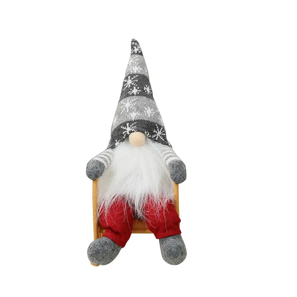Christmas Gnome Decorations Handmade Holiday Gnome Plush Sitting In Chair Gnome Plush Toys Doll For Festival Decor Party Prop
Christmas Gnome Decorations Handmade Holiday Gnome Plush Sitting In Chair Gnome Plush Toys Doll For Festival Decor Party Prop