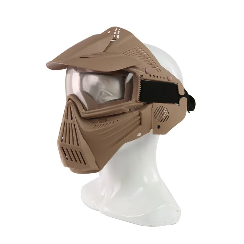 Тактическая наружная маска для объектива с полным лицом дышащие CS охотничьи