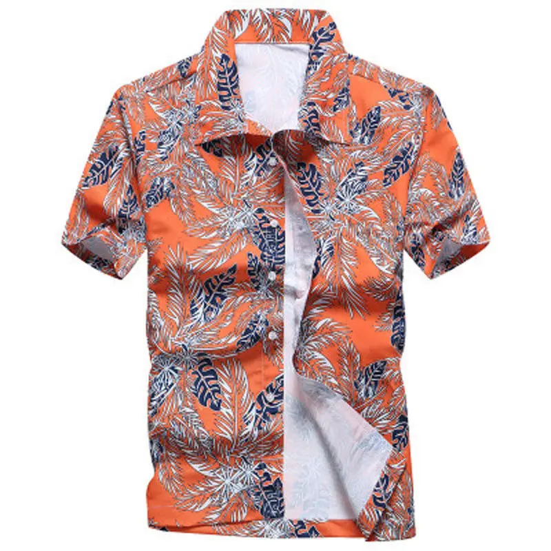 Men Shirts Hawaiian Short-sleeved Shirt Summer Floral Printed Turn Down Collar Casual Wear Geometric Camisas Beach Shirt for Men
Men Shirts Hawaiian Short-sleeved Shirt Summer Floral Printed Turn Down Collar Casual Wear Geometric Camisas Beach Shirt for Men