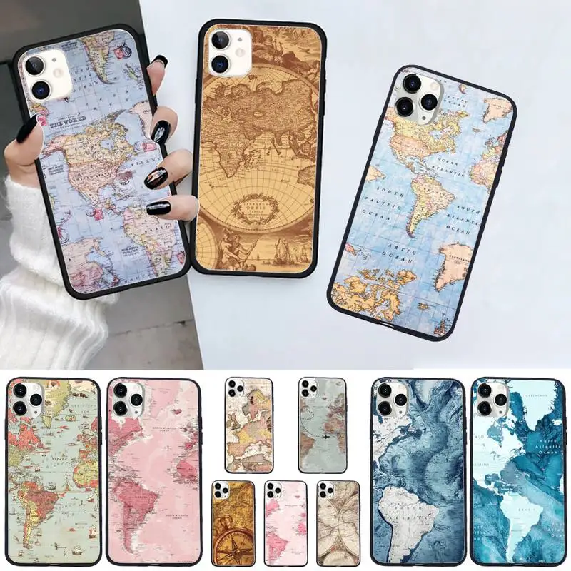 World map travel Phone Case For iphone 12 11 13 7 8 6 s plus x xs xr pro max mini shell
World map travel Phone Case For iphone 12 11 13 7 8 6 s plus x xs xr pro max mini shell