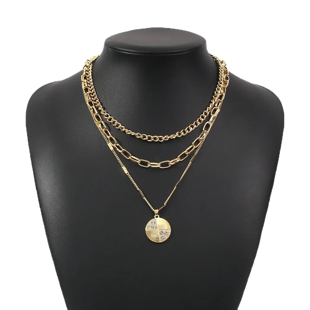 New Year's gift neck necklace fashion disc alloy suspension pendant woman necklace punk goth style women neck pendant jewelry
New Year's gift neck necklace fashion disc alloy suspension pendant woman necklace punk goth style women neck pendant jewelry