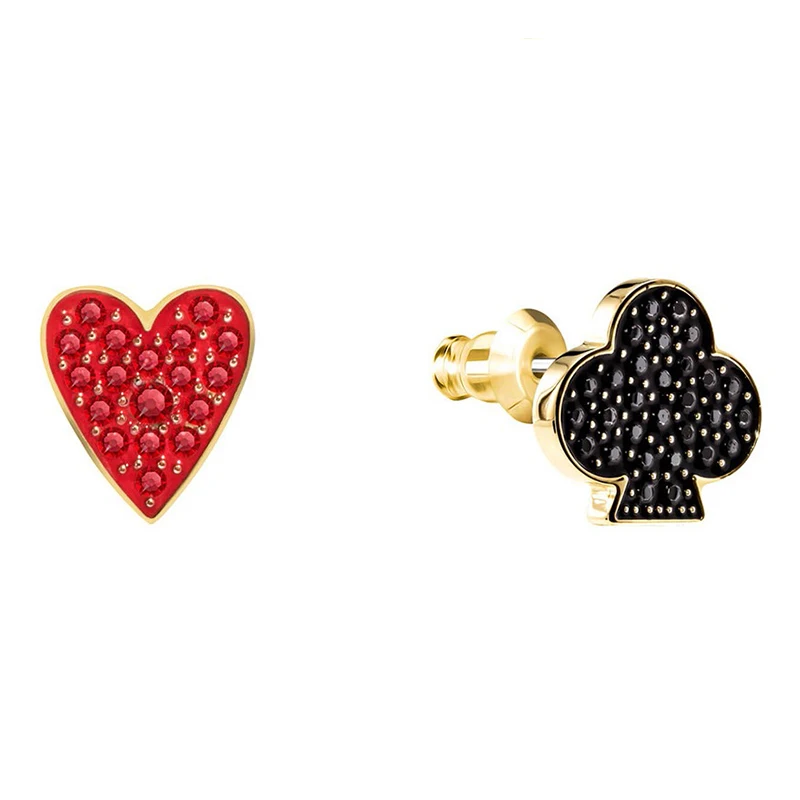 2020 Fashion Jewelry SWA New Playing Card Pierced Earrings Element Tarot Key Decoration Crystal Female Romantic Gift
2020 Fashion Jewelry SWA New Playing Card Pierced Earrings Element Tarot Key Decoration Crystal Female Romantic Gift
