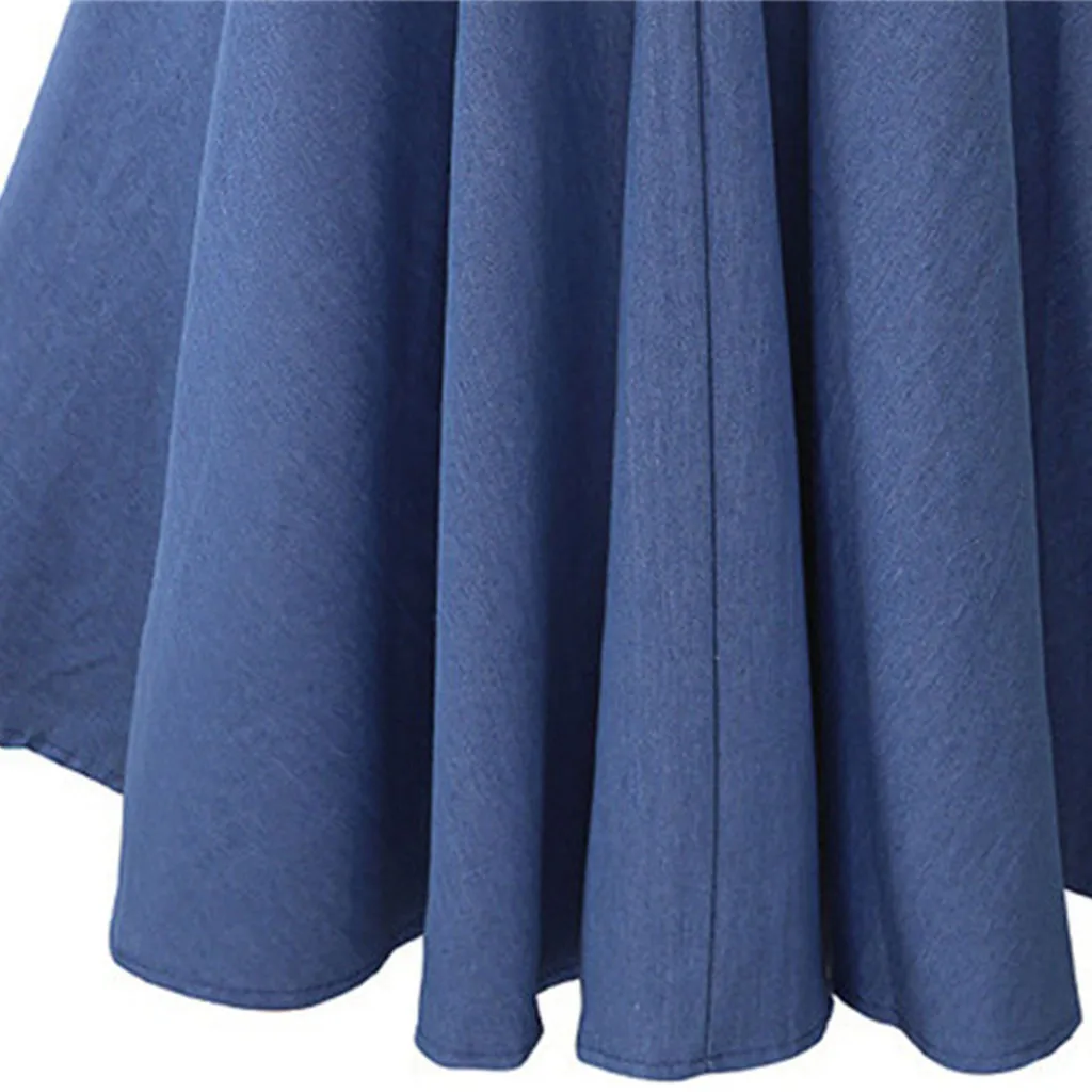 Fashion High Waist Mid Length Denim Skirt Slim A-line Versatile Loose Skirt Beach Skirt Middle Skirt
Fashion High Waist Mid Length Denim Skirt Slim A-line Versatile Loose Skirt Beach Skirt Middle Skirt