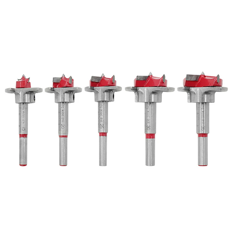 Positioning Woodworking Hole Opener Set Carbide Flat Wing Drill Adjustable Hinge Reamer 15-35mm (Wooden Box 5pc)
Positioning Woodworking Hole Opener Set Carbide Flat Wing Drill Adjustable Hinge Reamer 15-35mm (Wooden Box 5pc)