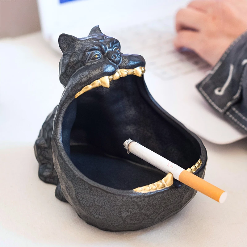 Creative cartoon dog ashtray anti fly ash car home living room large capacity ceramic ashtray home decoration for boyfriend gift
Creative cartoon dog ashtray anti fly ash car home living room large capacity ceramic ashtray home decoration for boyfriend gift