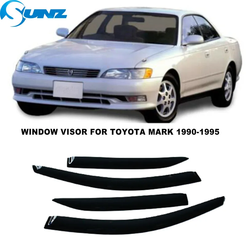 Rainshields For Toyota Mark II X90 1990 1991 1992 1993 1994 1995 Side Window Visors Rain Guard Vent Deflectors SUNZ
Rainshields For Toyota Mark II X90 1990 1991 1992 1993 1994 1995 Side Window Visors Rain Guard Vent Deflectors SUNZ