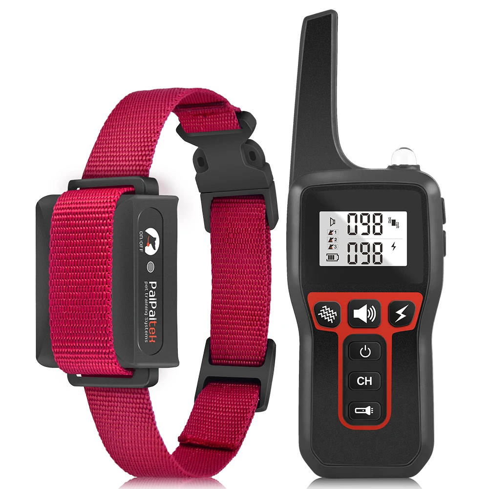 Dog Shock Collar Remote Training Collar Anti Barking for Small Medium Large Dog,1100Yd Range Rechargeable Waterproof Receiver
Dog Shock Collar Remote Training Collar Anti Barking for Small Medium Large Dog,1100Yd Range Rechargeable Waterproof Receiver