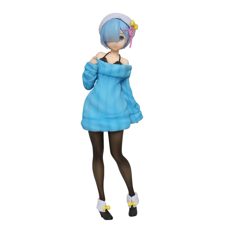 Rem Rem Knitted Dress Hand-made Decoration Colletible Model Toys Japaense Anime Figure Rem model Ornaments
Rem Rem Knitted Dress Hand-made Decoration Colletible Model Toys Japaense Anime Figure Rem model Ornaments