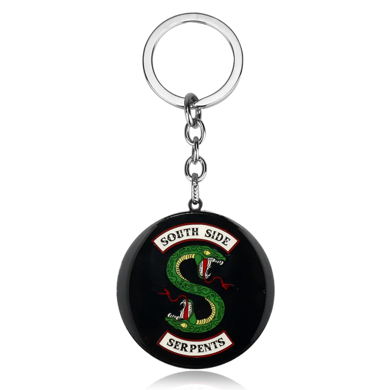 Riverdale South Side Serpents Metal Enamel Pendant Charm Key Chain Car Keychain for Key Key Ring Fans Gift Jewelry
Riverdale South Side Serpents Metal Enamel Pendant Charm Key Chain Car Keychain for Key Key Ring Fans Gift Jewelry