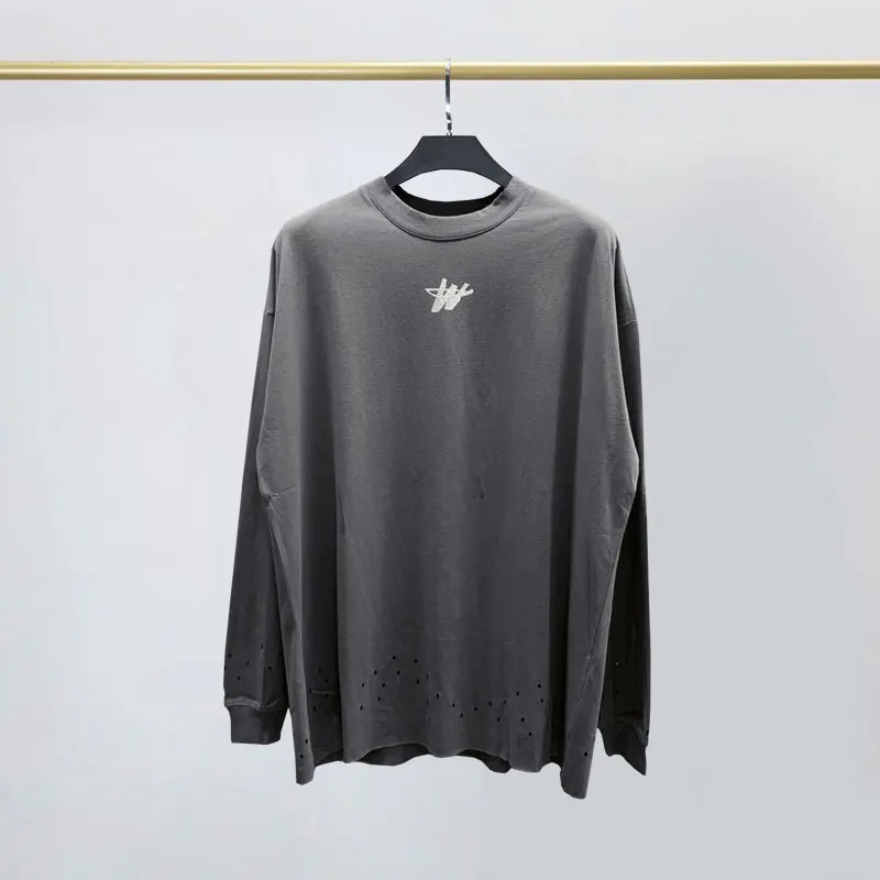 Ins Japan and South Korea tide brand welldone long sleeve T-shirt we11done OS casual loose hole bottoming long
Ins Japan and South Korea tide brand welldone long sleeve T-shirt we11done OS casual loose hole bottoming long