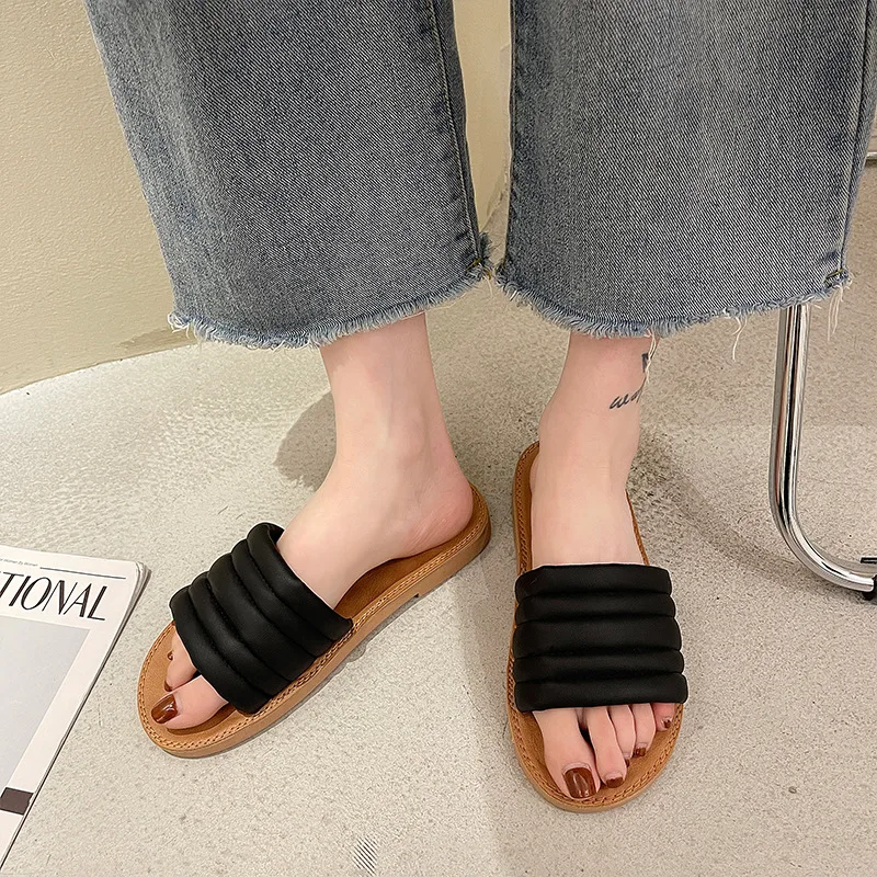 Shoes Womens Slippers Outdoor Pantofle Luxury Slides Rubber 2021 Flat Designer Soft Microfiber Rome PU Basic Bonded Leather
Shoes Womens Slippers Outdoor Pantofle Luxury Slides Rubber 2021 Flat Designer Soft Microfiber Rome PU Basic Bonded Leather