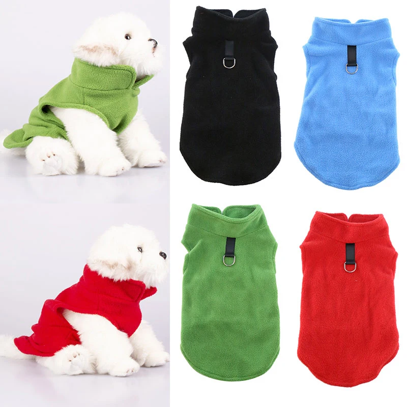 Dog Vest Solid Color Vest Comfortable Pet Supplies Warm Pet Vest With Dog Harness Leash Casual Fleece Vest for Small Dogs 
Dog Vest Solid Color Vest Comfortable Pet Supplies Warm Pet Vest With Dog Harness Leash Casual Fleece Vest for Small Dogs