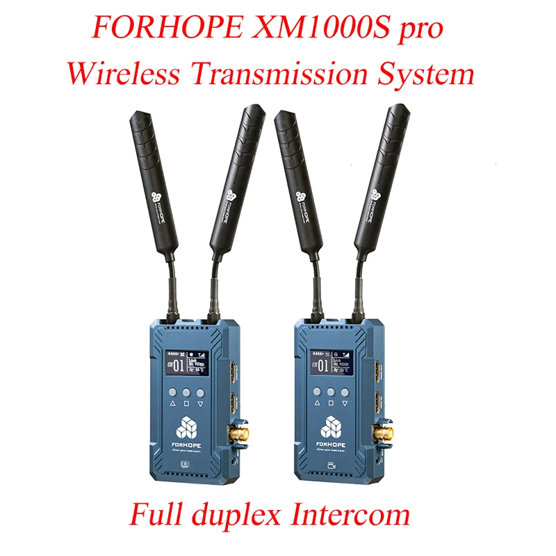 Система беспроводной передачи FORHOPE XM1000S pro, 300 м, полный дуплекс, Интерком TYPE-C Push stream SDI 1080p, комплект видеопередатчика
Система беспроводной передачи FORHOPE XM1000S pro, 300 м, полный дуплекс, Интерком TYPE-C Push stream SDI 1080p, комплект видеопередатчика