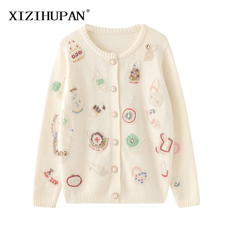 XIZIHUPAN Colorblock Pattern Ladies Sweater Round Neck Long Sleeve Patchwork Beading Loose Sweaters Women's Clothing 2021 New
XIZIHUPAN Colorblock Pattern Ladies Sweater Round Neck Long Sleeve Patchwork Beading Loose Sweaters Women's Clothing 2021 New