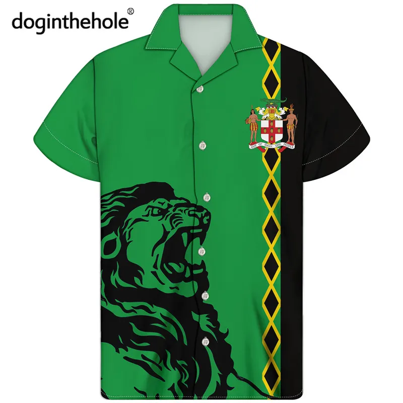 Jamaica Flag Printed Men Short Sleeve Shirt 2021 Fashion Casual Button Up Streetwear Lion Pattern Quick Dry Holiday Beach Shirts
Jamaica Flag Printed Men Short Sleeve Shirt 2021 Fashion Casual Button Up Streetwear Lion Pattern Quick Dry Holiday Beach Shirts