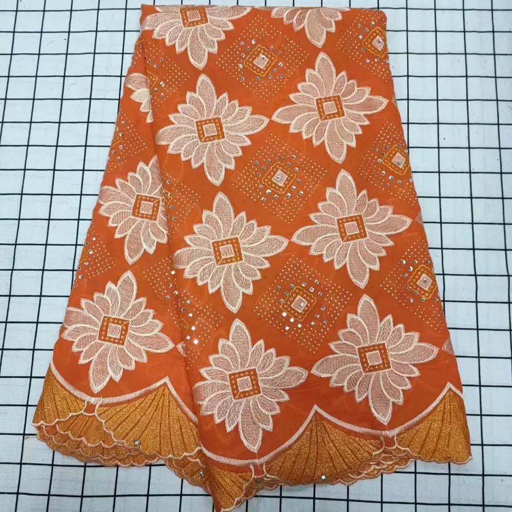 Embroidery African Lace Fabric 2020 High Quality Cotton Lace Latest Swiss Voile Lace Fabric With Stones For Wedding TY140-259 
Embroidery African Lace Fabric 2020 High Quality Cotton Lace Latest Swiss Voile Lace Fabric With Stones For Wedding TY140-259