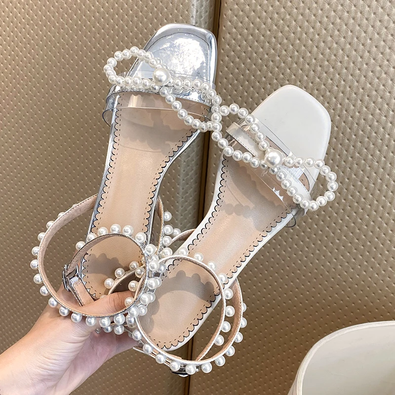 low square Heels shoes Woman Summer string bead girl's Sandals Women genuine leather ankle strap Night Club Party sandals Woman
low square Heels shoes Woman Summer string bead girl's Sandals Women genuine leather ankle strap Night Club Party sandals Woman