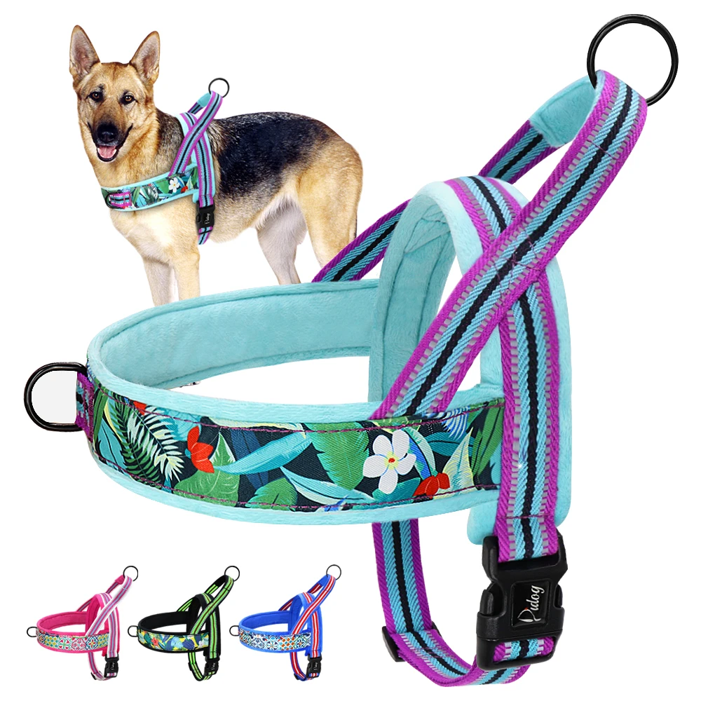 Dog Harness Vest No Pull Nylon Reflective Puppy Harnesses For Small Medium Large Dogs Adjustable Outdoor Walking Pet Harness Pug
Dog Harness Vest No Pull Nylon Reflective Puppy Harnesses For Small Medium Large Dogs Adjustable Outdoor Walking Pet Harness Pug