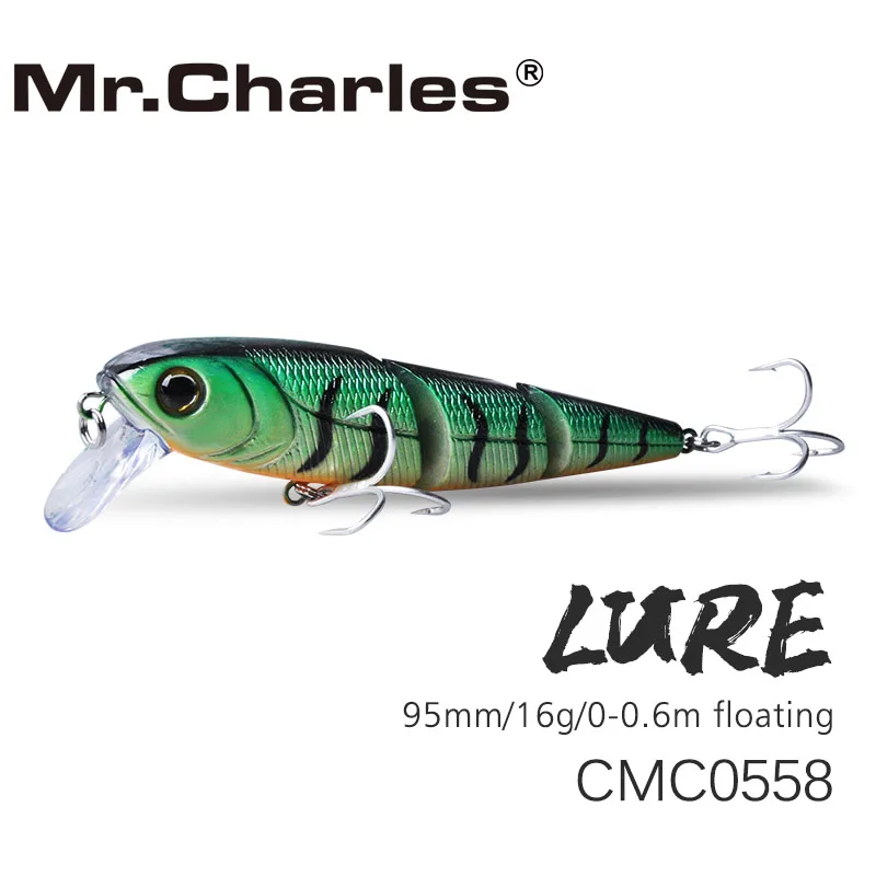 Рыболовная приманка Mr.Charles CMC0558 95 мм 16 г 0-0 6 м плавающий воблер искусственная