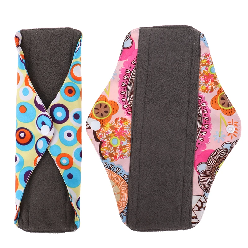 Washable Sanitary Pads Bamboo Cloth Pads Reusable Serviette Hygienique Cartoon Print Women Menstrual Pads
Washable Sanitary Pads Bamboo Cloth Pads Reusable Serviette Hygienique Cartoon Print Women Menstrual Pads