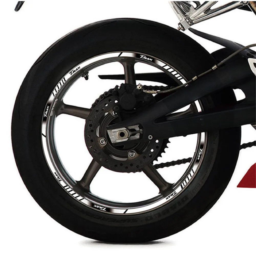 Motorcycle front and rear wheels full cover outer rim sticker stripe wheel tire decal For YAMAHA TMAX tmax
Motorcycle front and rear wheels full cover outer rim sticker stripe wheel tire decal For YAMAHA TMAX tmax