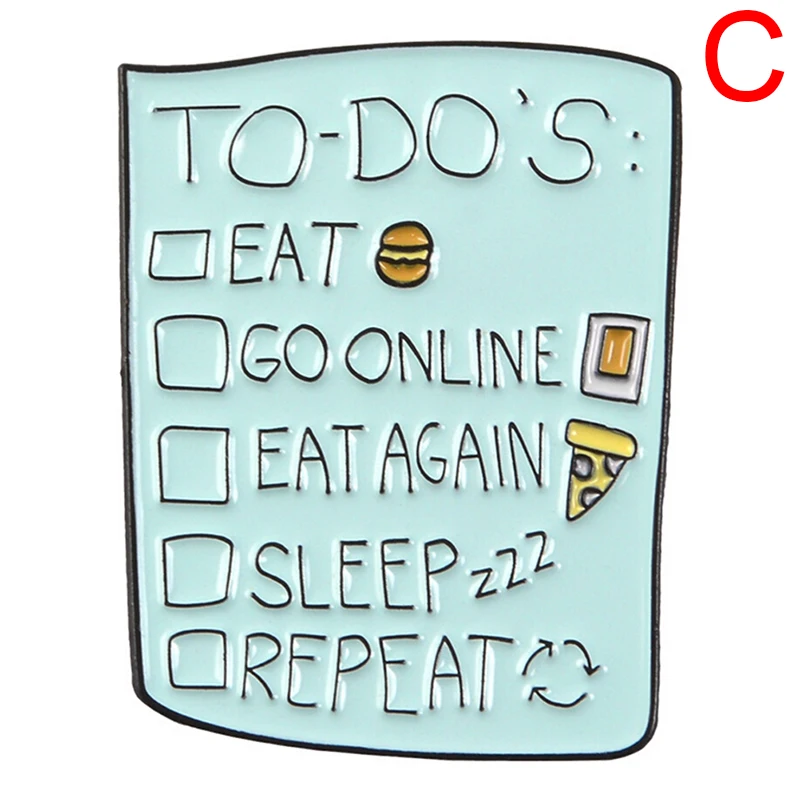 1pcs To Do List Toothbrush Toothpaste Pin Smile Tooth Eat Pizza Burger Lapel pin Dentist Brooches 
1pcs To Do List Toothbrush Toothpaste Pin Smile Tooth Eat Pizza Burger Lapel pin Dentist Brooches