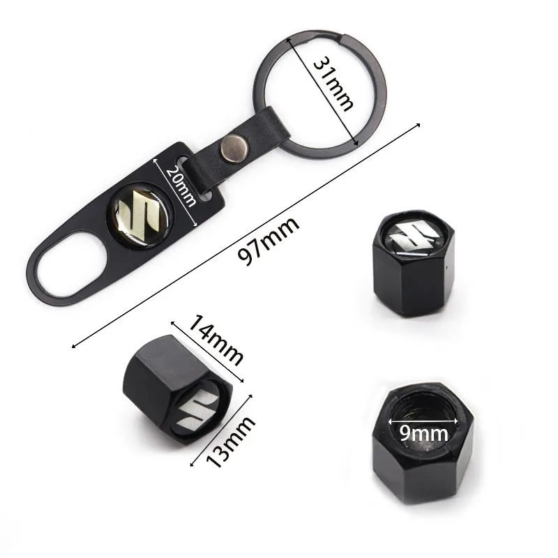 Universal valve cover for auto parts, car tire valve cover for SUZUKI-, Equipped with a wrenchcan be used as a keychain
Universal valve cover for auto parts, car tire valve cover for SUZUKI-, Equipped with a wrenchcan be used as a keychain