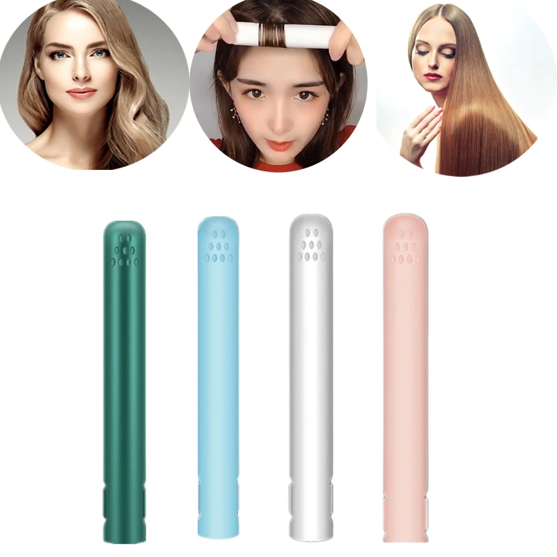 Mini USB Portable Hair Straightener Curler Rechargeable Curling Straightening Flat Iron Professional Split Styling Tool | Красота и
